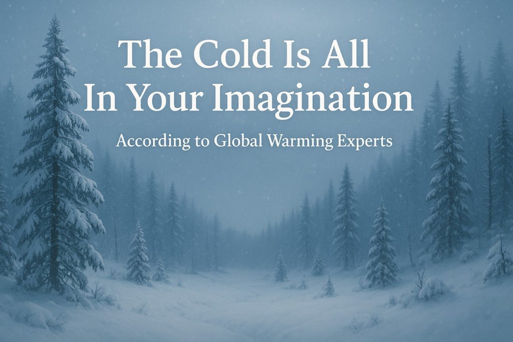 the cold is all in your imagination yet winter started early on november 10 1